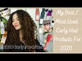 My Best/Most Used Curly Hair Products for 2020 My FAVORITES !!! My Recommendations
