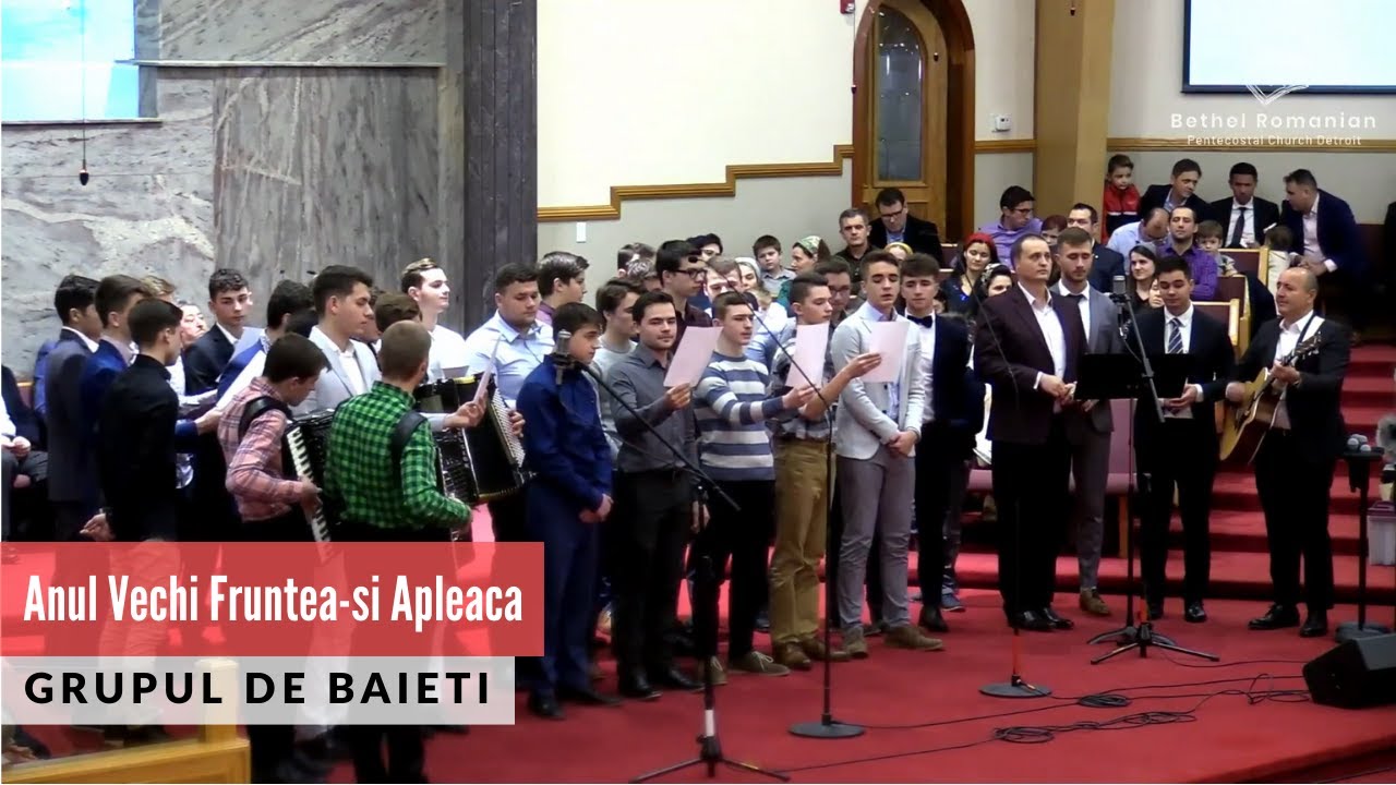 Grupul De Baieti - Anul Vechi Fruntea-si Apleaca