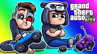 GTA5 Online Funny Moments  Panda Ragequits the RC Races!