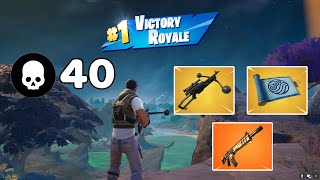 High Elimination Solo VS Squads Win Gameplay Fortnite