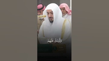 🕋 سورة الفيل ✨ من الحرم المكي للشيخ د.وليد الشمسان #المصحف #الحرم_المكي #اكسبلور #حالات_واتس