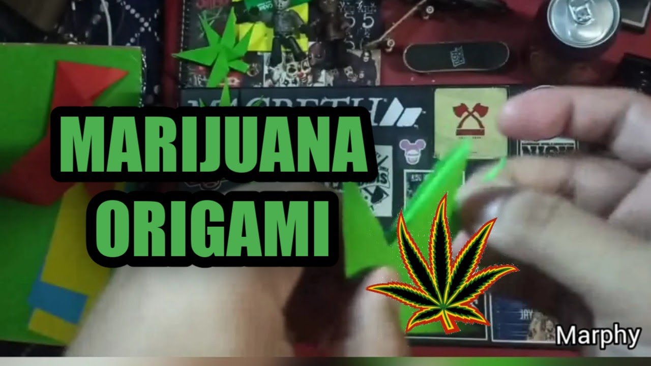 HOW TO MAKE MARIJUANA ORIGAMI.