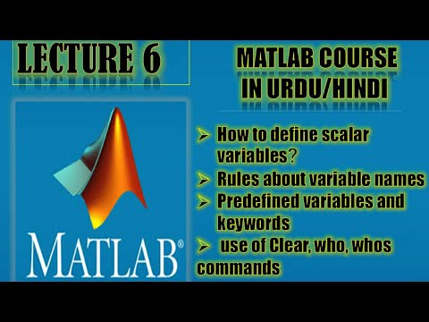 How to define scalar variable in MATLAB|what are rules for variable ...