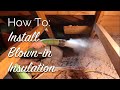 How to ingeblazen isolatie installeren