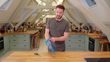 How To Assemble A Piping Bag & Nozzle By John Whaite - Bake with Stork