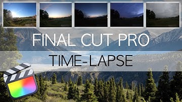 Hoe maak je een TimeLapse-video in Final Cut Pro van foto