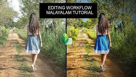 My EDITING WORKFLOW in Snapseed | Mobile editing Malayalam tutorial (2019) |Photo editing tutorial