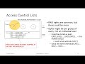 Security - Part 03 - Access control lists