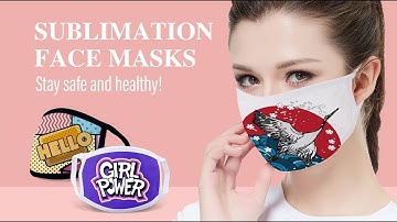 Sublimation Face Masks - Photo USA
