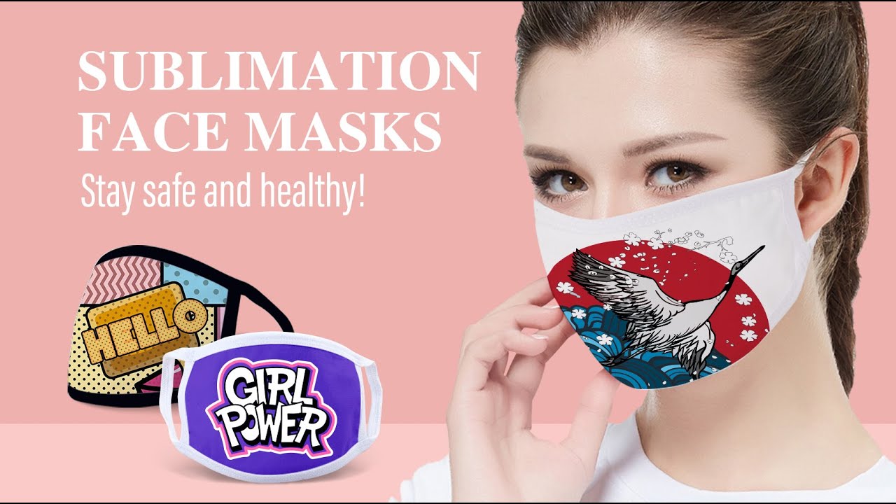 Sublimation Face Masks Photo USA YouTube