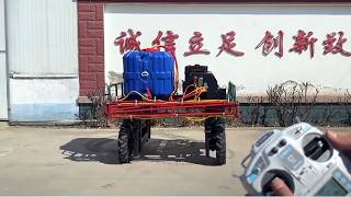 Remote Control Sprayer Vehicle (SPRY600B Boom Sprayer)  Components & Operation