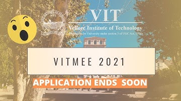 VITMEE 2021 | WITHOUT GATE | APPLICATION ENDS SOON #MTech #WithoutGATE #GATE2021
