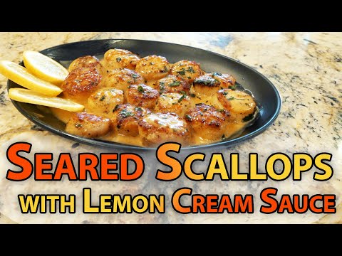 Seared Scallops with Lemon Cream Sauce | Chef Lorious hqdefault