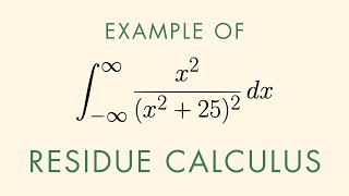 Integration with residue calculus example with order 2, Complex Analysis