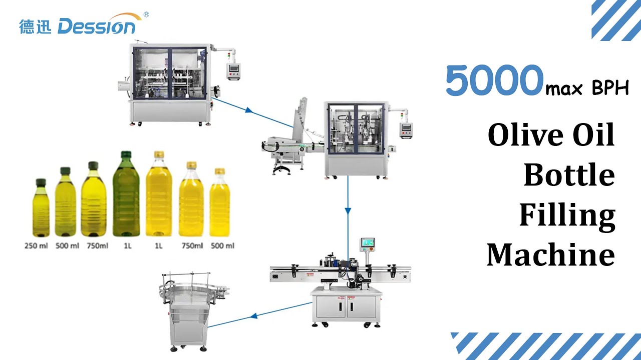 Automatic Cooking Organic Olive Oil Bottle Filling Bottling Capping ...