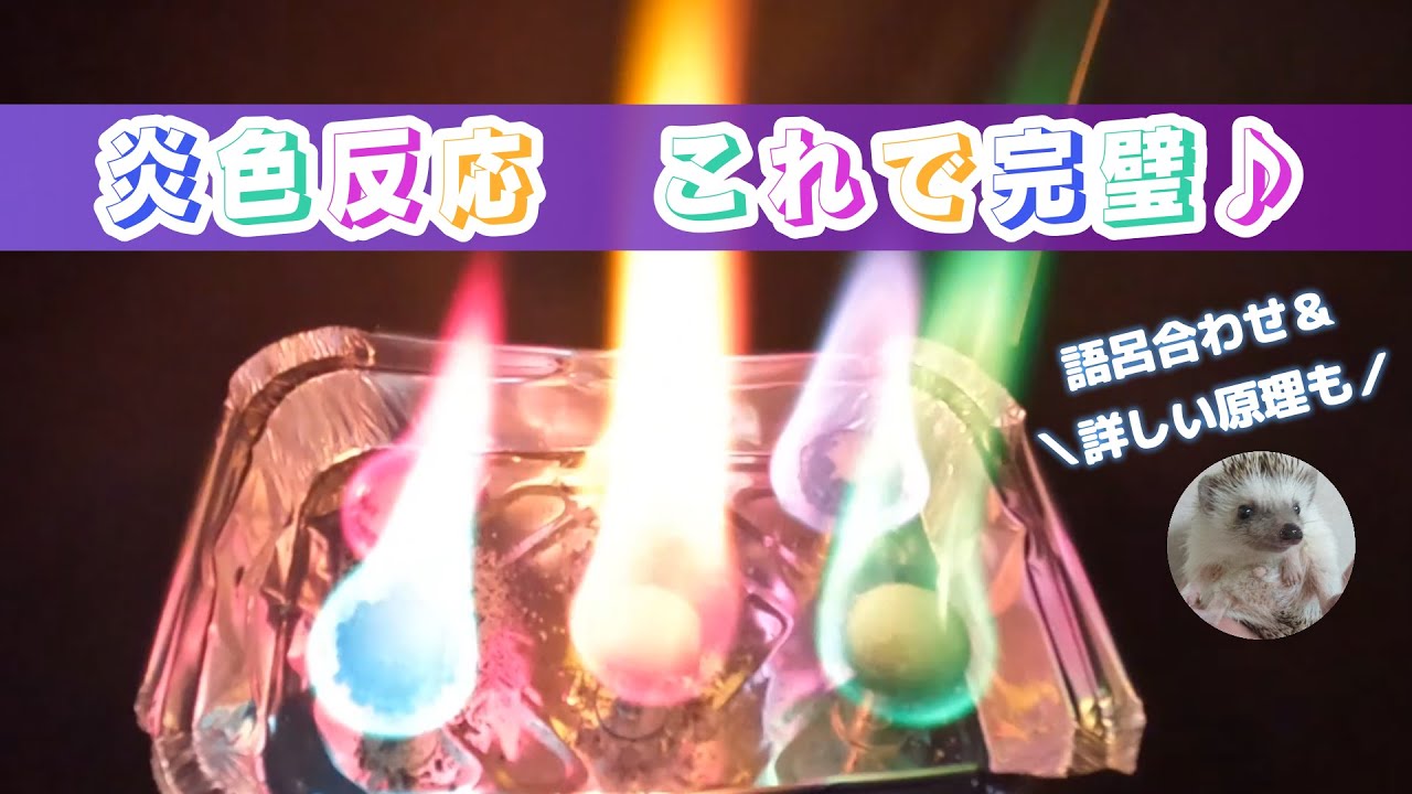 炎 色 反応 実験 レポート