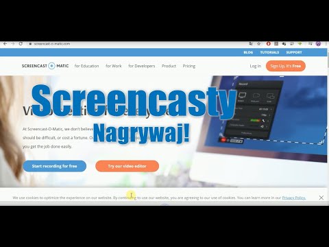 Nagrywaj ekran komputera - screencast