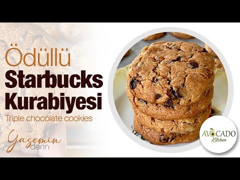 Ödüllü STARBUCKS Kurabiyesi  Lezzet Harikası!!! #triplechocolate