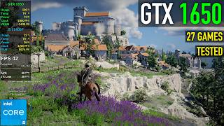 GTX 1650 in 2026 - Tested in 27 Games - Gaming Test in 2026