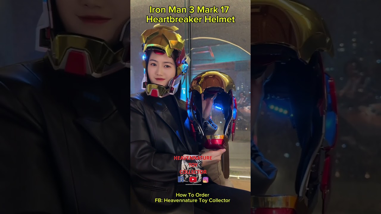 Iron Man 3 Mark 17 Heartbreaker Helmet  #ironman3 #heartbreaker #ironmanhelmet #ironman3heartbreaker