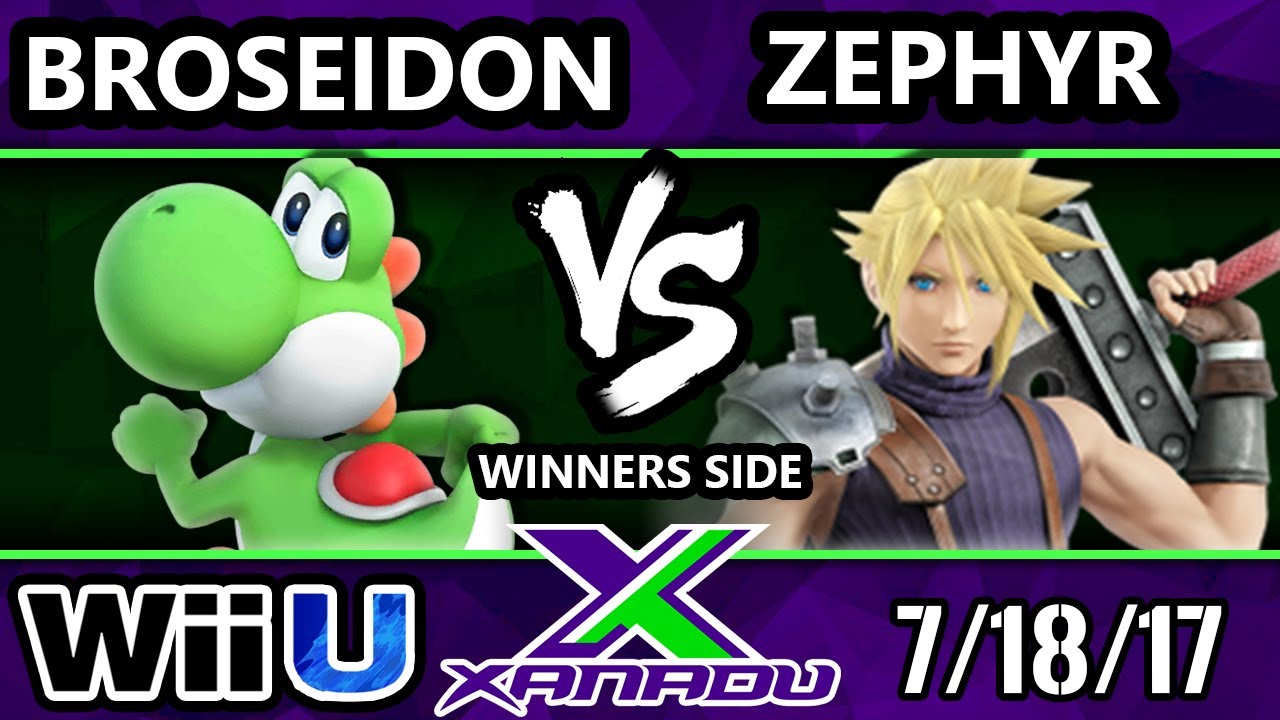 S@X 211 - Broseidon (Yoshi) Vs. Zephyr (Cloud) - SSB4 Tournament - Smash Wii U