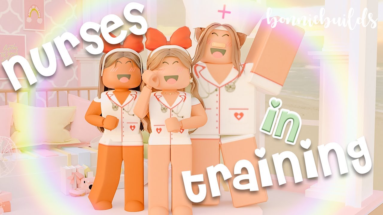 Nurses In Training Bloxburg Nurses Roleplay Bonnie Builds Youtube - doctors outfit roblox codes