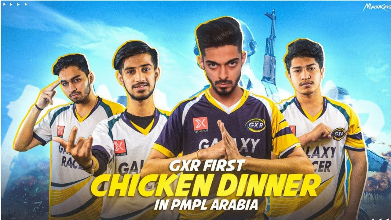 GXR Maxkash 1 vs 3 with chicken dinner PMPL Arabia final❤️👍