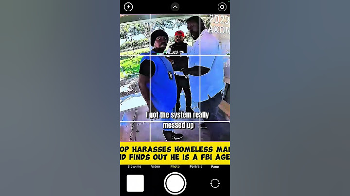 Cop Harasses Homeless Man and Finds Out He Is a Fbi Agent 6