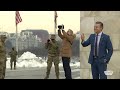 LIVE: SECWAR hosts a reenlistment ceremony for National Guard members at the Washington Monument.