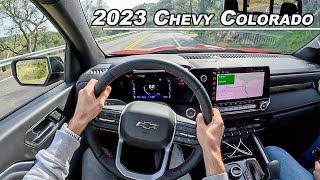 2023 Chevrolet Colorado Z71 vs Trail Boss  On Road/Off Road Pickup Test Drive (POV Binaural Audio)