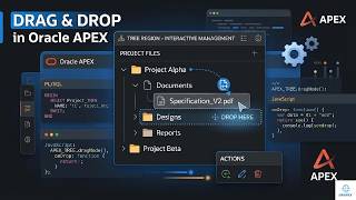 Oracle APEX- Implement Drag & Drop Tree feature (Part 1)
