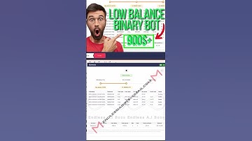 BINARY LOW RISK LOW BALANCE BOT  BINARY BOT FOR LOW BALANCE 2023 #shorts #binarybot #derivbot
