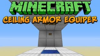 Minecraft: Ceiling Armor Equiper Tutorial