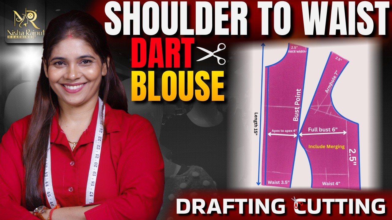 Blouse Dart Drafting | Sabse Badi Fitting Problem Kahan Aati Hai?