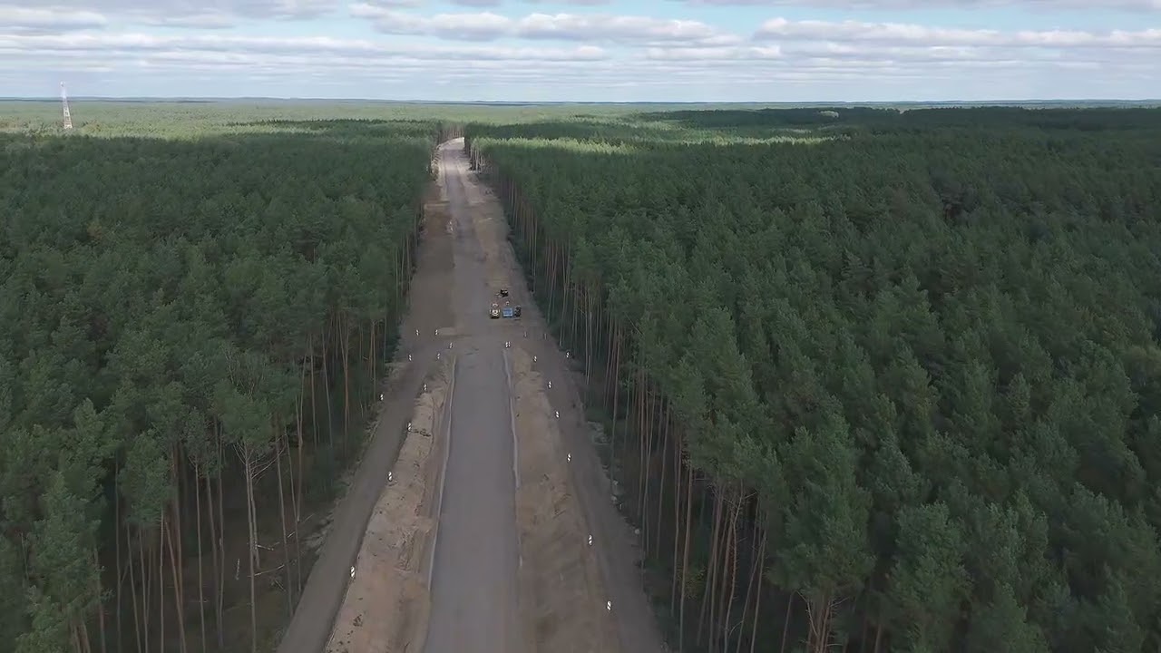 Postęp prac obwodnica DK22 - Szwecja, wrzesień 2025