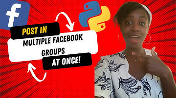 Post in Multiple Facebook Groups at Once with Selenium (works in 2021 !)