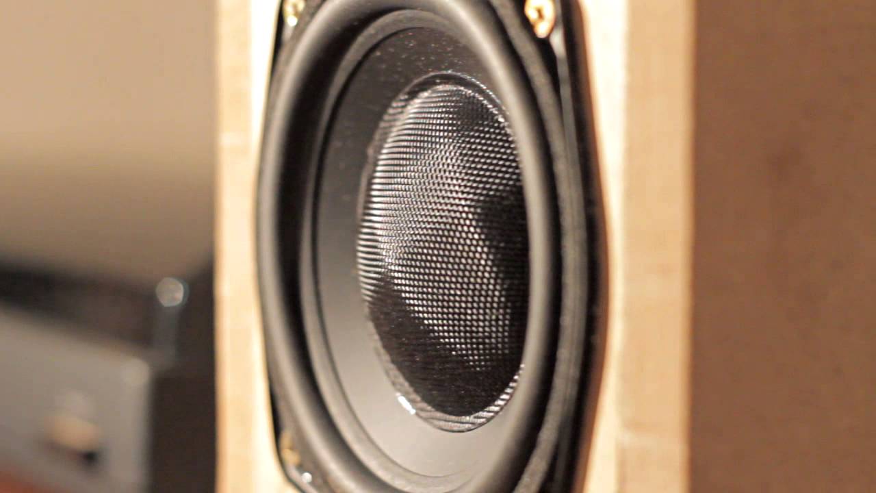 Diy Mini Bookshelf Speaker Test Youtube