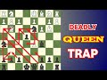 ☠️DEADLY QUEEN TRAP☠️ Chess Tricks@GothamChess
