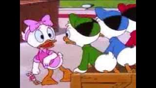 Huey, Dewey and Louie imitate Scrooge's accent