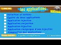 Les applications 1 bac sm partie1