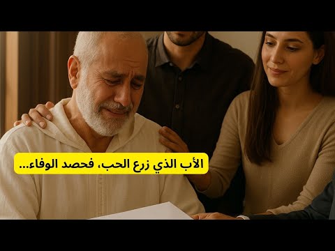 الأب الذي زرع الحب فحصد الوفاء زرع الحب حصد الوفاء 