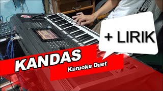 Kandas - Evie Tamala ft Imron Sadewo | KARAOKE DANGDUT KOPLO TANPA VOKAL SAMPLING RUSDY OYAG | DUET