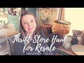 Spring 2021 Goodwill Outlet Haul | Thrifting for Resale | DIY Antique Farmhouse Decor for Profit