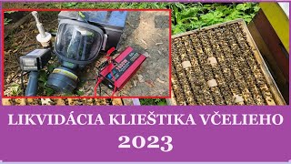 Ako som "ošetroval" včelstvá proti klieštikovi včeliemu? (diagnostika 2023)