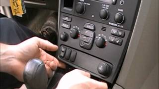 Remove / Replace Volvo V70 S60 S80 Heater A/C Control - DISCONNECT BATTERY FIRST.