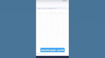 how to make drop-down chips in Google sheets