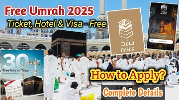 Free Umrah Trip | How to Apply for Free Umrah | Nusuk Free Umrah | Nusuk App winner