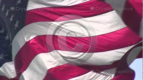 Video Clips for PowerPoint by CrystalGraphics - US Flag 01 Loop