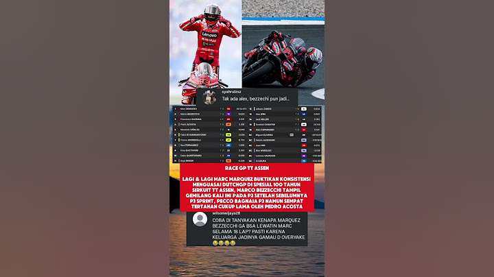Marc Marquez Kembali Juara 1 di MotoGP TT Assen Disusul Marco Bezzecchi & Pecco Bagnaia Pedro Acosta