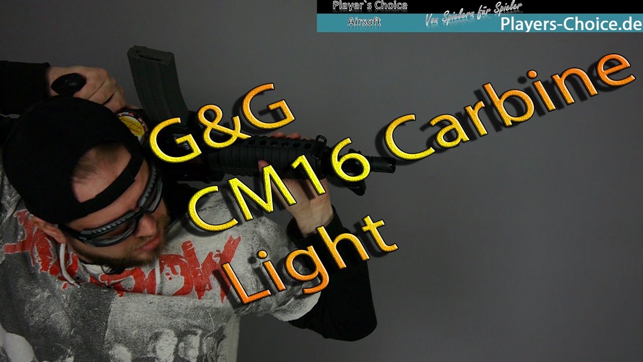 G&G CM16 Carbine Light (Black) Airsoft - 0,5J - Review